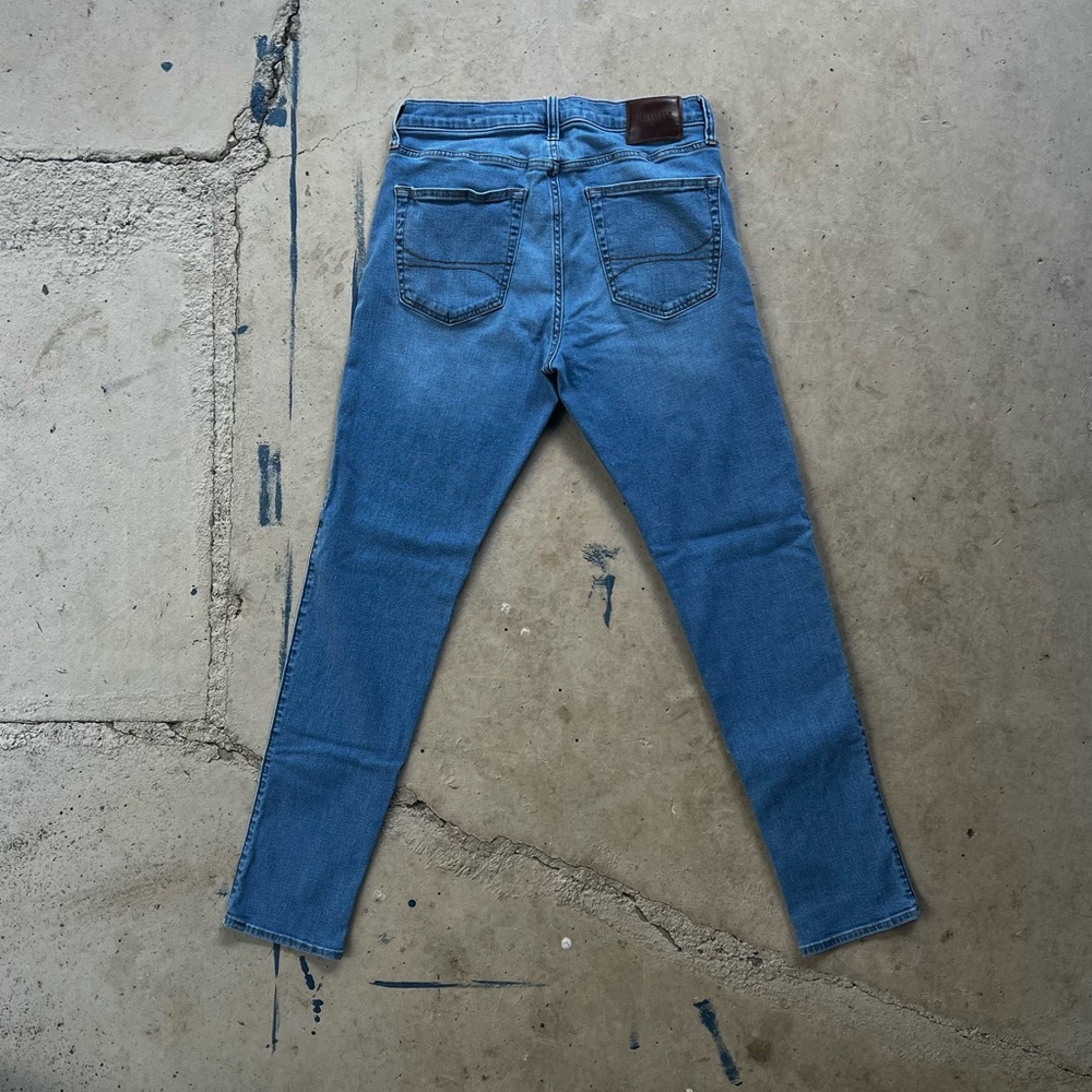 Hollister Men's Light Blue Skinny Jeans